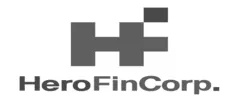 HeroFinCorp black & white logo