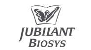 Jubilant Biosys black & white logo