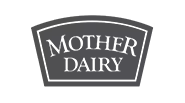 Mother Dairy Black & White Logo