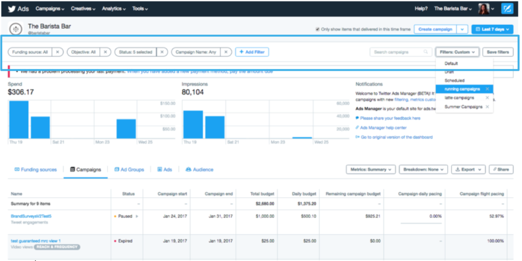 Twitter Advertising 101: How to Run Ads on Twitter 4 Custom Filters