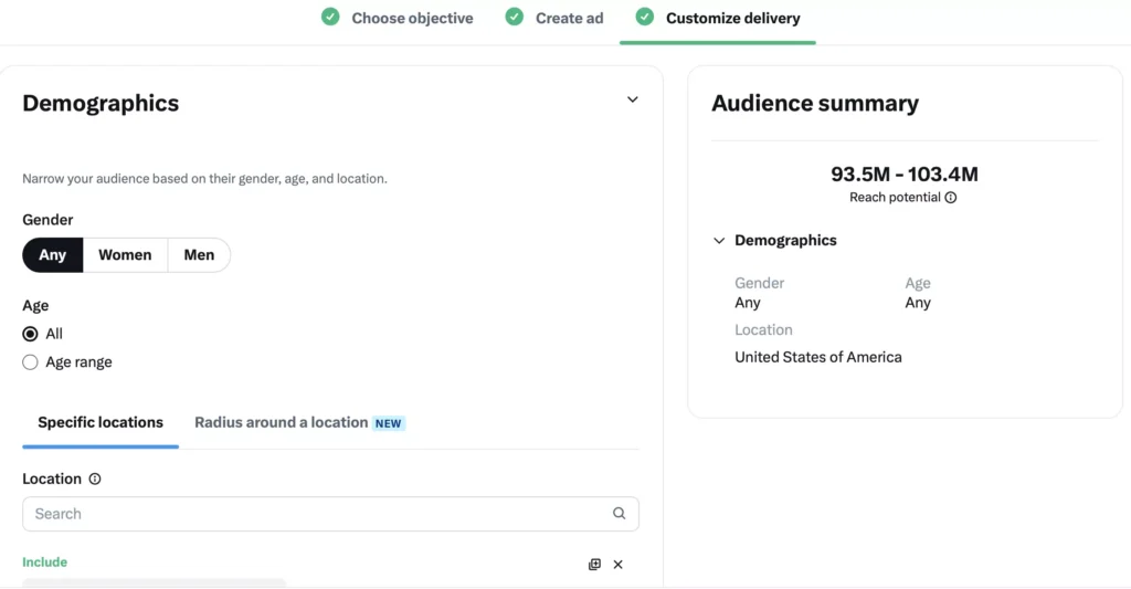 Twitter Advertising 101: How to Run Ads on Twitter 30 Customize delivery