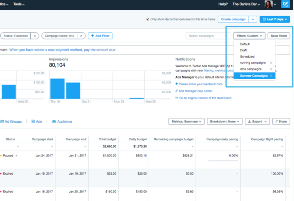 Twitter Advertising 101: How to Run Ads on Twitter 5 Twitter Custom Filters