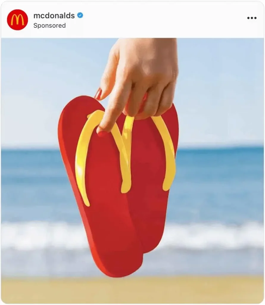 McDonalds Instagram ads