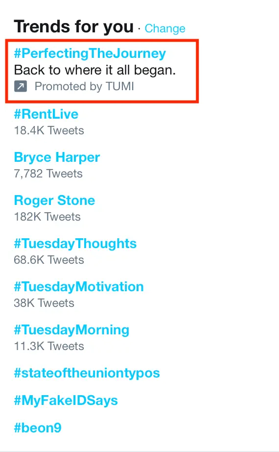 Twitter Advertising 101: How to Run Ads on Twitter 16 twitter promoted trends