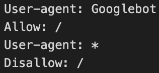 Robots.txt: what it is, what it is for and how to use it 5 Allow scanning only for a specific User-agent